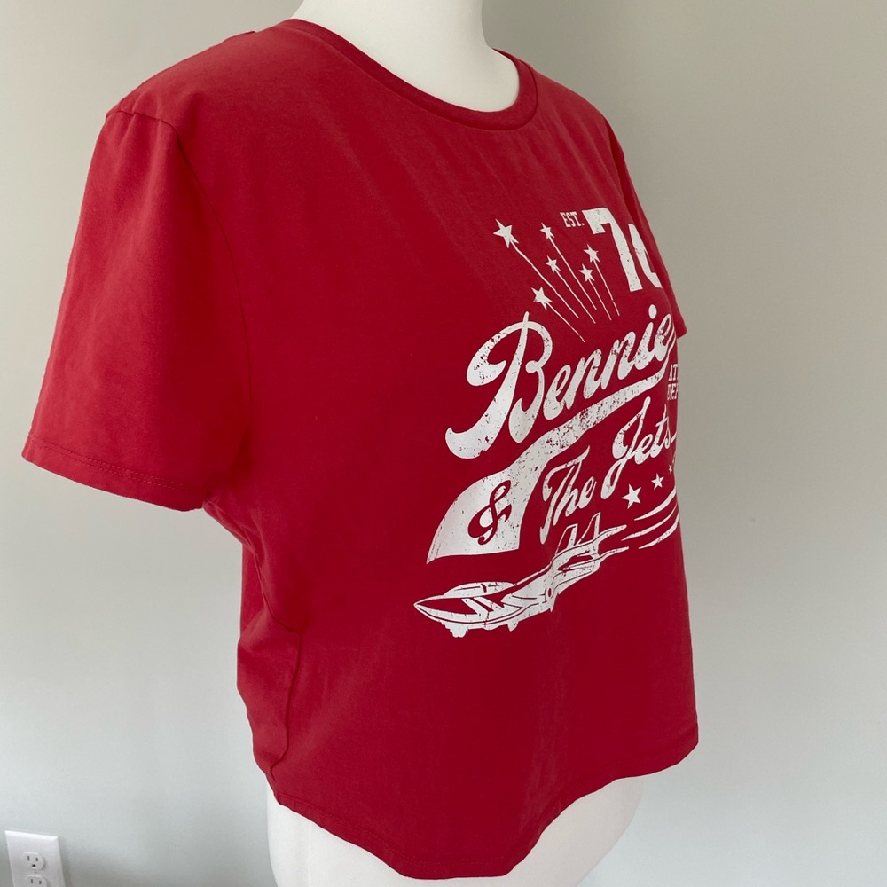 Elton John Bennie & The Jets Cropped Tee 1X JUNIORS - Picture 6 of 10